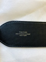 Limited Edition Tom Ford 18K Gold Plated Stud Pin Buckle Belt Men’s