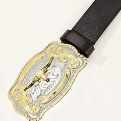 Western Cowboy Belt Buckle for Men & Women – Bull Head Longhorn Design, Fits 2&Prime;