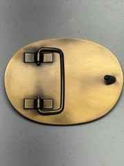 Walmart Transportation Fleet Maintenance Safety Award Brass Belt Buckle, NEW