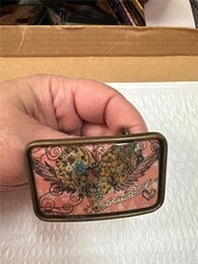 Vintage Love and Friendship Belt Buckle
