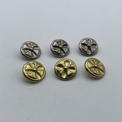 Cross Design Sewing Button,Clothing Shank Button,Brass Sewing Button lot