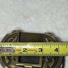 Guns Western Cowboy Bronze Plated Lighter Belt Buckle No Lighter