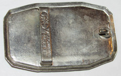 VTG &lsquo;HOOK FAST&rsquo; TRUCKING COMPANY/TRUCKERS BELT BUCKLE! MILLER TRUCK! 1920s PAT #
