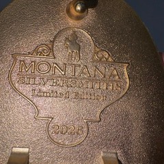 Montana Silversmiths Pendleton Whisky Buckle Limited Edition Let&rsquo;er Buck Gold