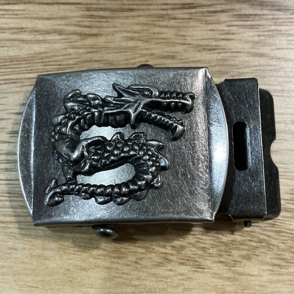 Chinese Dragon Mystical Creature Replacement Slide Dress Belt Buckle