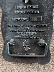 1984 Holiday Rambler RV Belt Buckle #356/500 Travel Trailer Camper