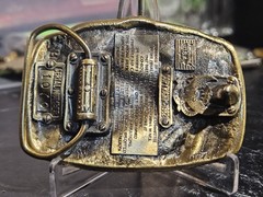 1982 USMC United States Marine Corps First to Fight Belt Buckle B173