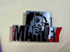 BOB MARLEY Block Letters Jamaica Iconic Reggae Music Artist Reggae Belt Buckle