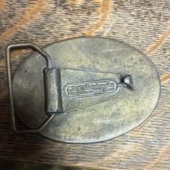 CDC Metalworks Nebraska 1867 State Oval Western Belt Buckle