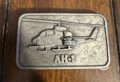 The Buckle Connection AH-1 Cobra Attack Hellicopter Belt Buckle
