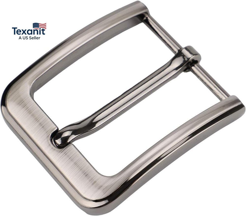 1.5 Inches (38-40 Mm) Belt Buckle Single Prong Square Replacement Buckle for Men
