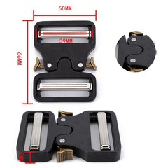 38mm Quick Release Dual Adjustable No Sew Duty Belt Buckle Tactical Belt Buckles
