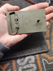 Vintage Winchester Repeating Arms Belt Buckle New Haven CT Pewter Tone USA