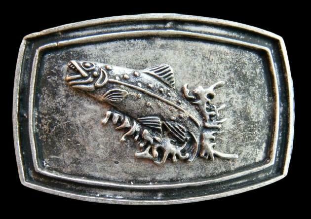 Fish Fishing Sport Trout Bass Lake Fishermen Belt Buckles