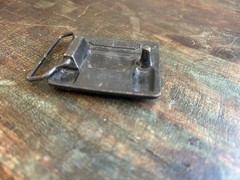 Vintage Brass Jeep Wrangler Belt Buckle 1970s Auto Lover Western Fashion