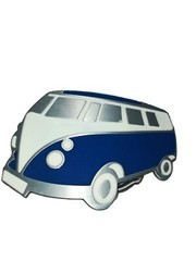 CAR TRUCK VAN CHROME SILVER BLUE BELT BUCKLE US SELLER