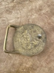 Vintage Blacksmith Gold Belt Buckle Buck Go Inc. Bronze