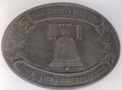 belt buckle Liberty Bell Bicentennial Ring for Independence 1976 3.5&Prime; long