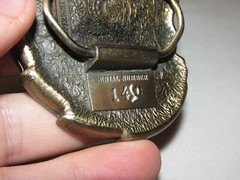 Vintage Hawaii Belt Buckle * Brass * The Great American Buckle Co. *