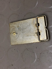 Vintage John Deere Belt Buckle Leadership You Can Count On Metal Tile