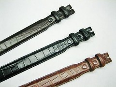 Genuine Alligator belt size 26 to 46. 1-1/4 tapered to 1&Prime;, for 1&Prime; buckle U.S.A.