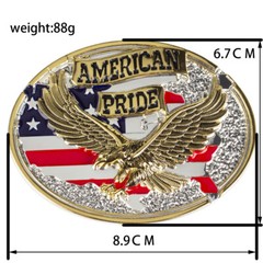 American Eagle Belt Buckle Men Western Cowboy Motorcycle Riding
