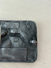 1982 Siskiyou Buckle L-10 Deer Doe Elk Wapiti Belt Buckle