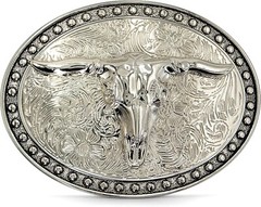 Western Cowboy – Texas Longhorn Belt Buckle for Men Women
