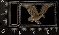 LK04178 *NOS* VINTAGE ***CUT-OUT SPREAD WINGED EAGLE*** FASHION BELT BUCKLE