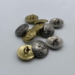 Brass Round Classic Sewing Button Clothing Button Replacement lot