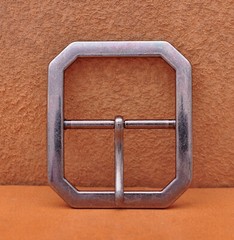 Mens Rectangle Heavy Duty Strong Retro Center Bar Pin Belt Buckle Fit 45mm Strap