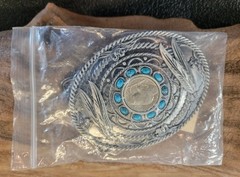 First Commemorative Mint Buffalo Nickel Belt Buckle w/ COA