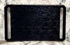 GRIP6 BELT BUCKLE – BISON / AMERICAN BUFFALO – ANODIZED BLACK – 1.5 INCH WIDE