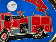 VTG Heritage Chariots of Fire 1983 General Safety Pumper No 17 Brass Belt Buckle