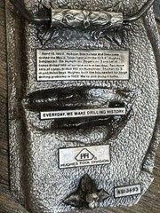 Hughes And Totco Vintage Oil Field Drilling Belt Buckles *MINT CONDITION*
