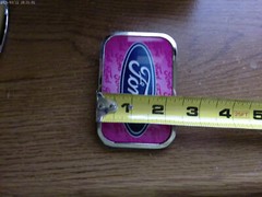 FORD OVAL GRILLE ENAMEL BELT BUCKLE OFFICIALLY LICENSED PRODUCT