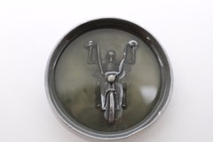 New Men Round Belt Buckle Silver Metal Cowboy Western Biker Skeleton Motorcycle