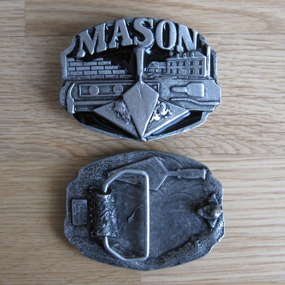 Mason profession belt buckle