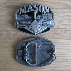 Mason profession belt buckle