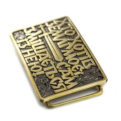 Belt buckle My Land, Ukarainian art, STASIK Lullaby for the enemy brass buckle