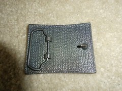 Vintage 1970s Brass Winnebago RV Belt Buckle 3 1/4&Prime; Wide