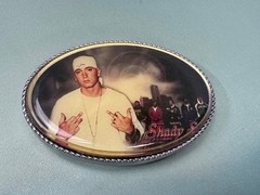 Slim Shady Eminem Led Multi Color Light Flashing Belt Buckle W/ Fresh Battery!