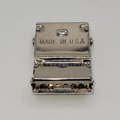 Brass Belt Buckle DD860 USS McCaffery Made in USA Autogrip slide style rare