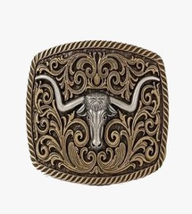 New Belt Buckle Texas Bull Head Cowboy Style # 2
