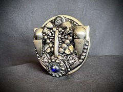 “Industrial Crest” Belt Buckle c.2007–2009 2.5 OOAK Darren McNeese
