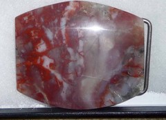 Handcrafted, Jasper, Agate Gemstone Belt Buckle polished natural stone- Pick 1