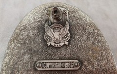 1986 The Great American Buckle Co United States of America Eagle Belt Buckle