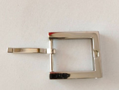 Classic Silver Belt Buckle 4 x 3.5 cm ,Used, Great for Belt Making or Collection