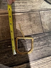 Gold Tone Single Prong Frame Belt Buckle Replacement Classic