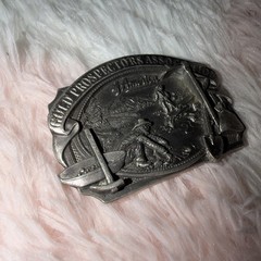 Vintage GPAA Gold Prospectors Belt Buckle Limited Edition 9562/10000 3in America